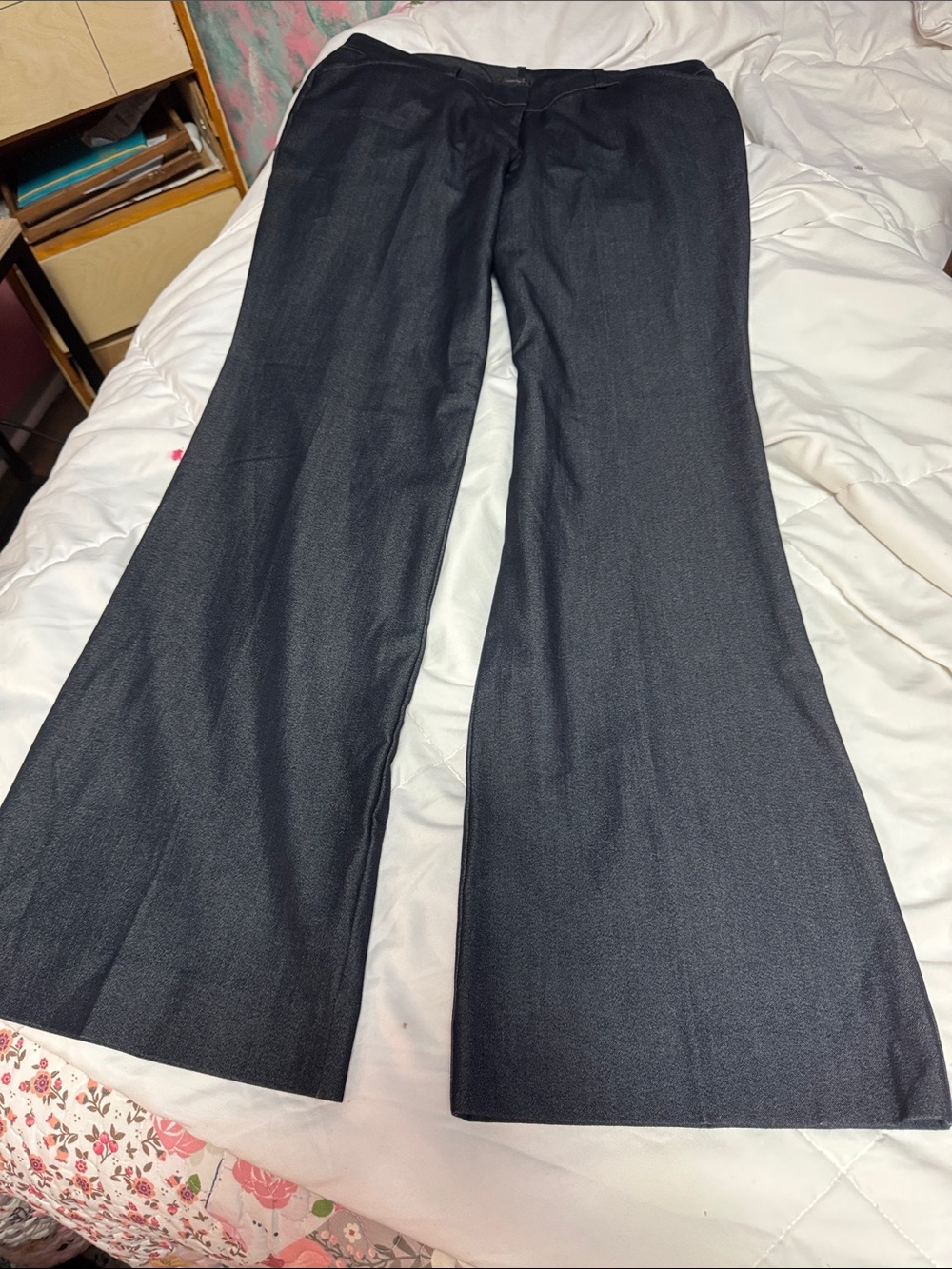 Worthington Black and Gold Logo Dress Pants